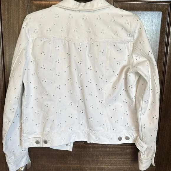 Liverpool Los Angeles White Jean Jacket - Medium. GUC - Picture 8 of 9